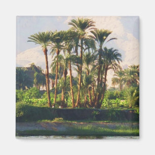 The Nile River in Egypt, Luxor Magnet
