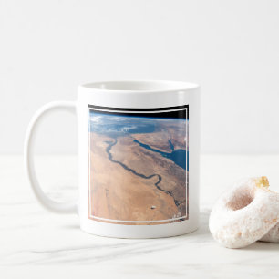 The Nile River, Red Sea And Mediterranean Sea. Coffee Mug