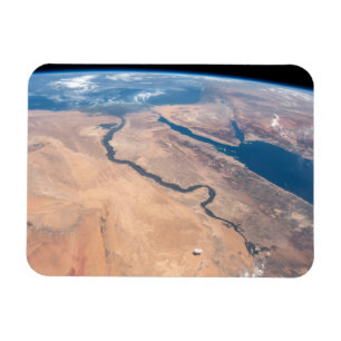 The Nile River, Red Sea And Mediterranean Sea. Magnet
