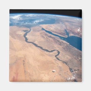 The Nile River, Red Sea And Mediterranean Sea. Magnet