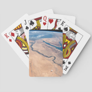 The Nile River, Red Sea And Mediterranean Sea. Playing Cards