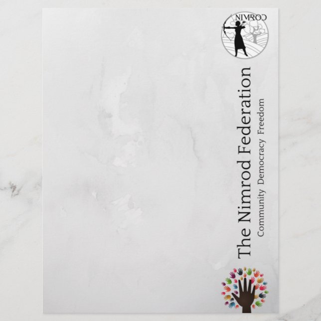 The Nimrod Federation Custom Letterhead (Front)