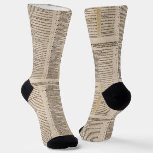 The Ninety-five Theses (Martin Luther) Socks