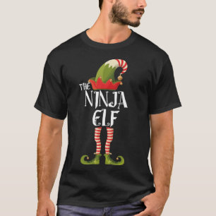the ninja elf family elf matching christmas T-Shirt