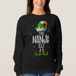 The Ninja Elf Family Matching Group Christmas Sweatshirt