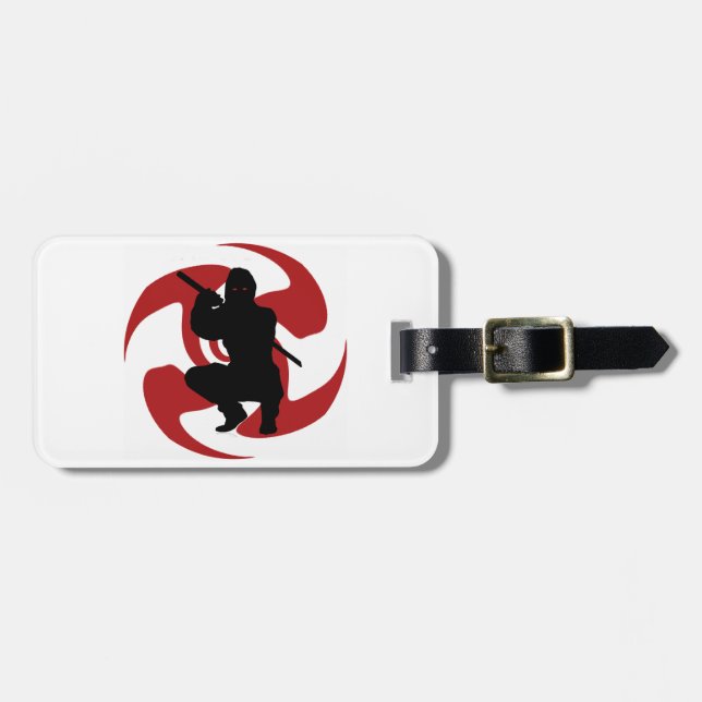 THE NINJA TONE LUGGAGE TAG (Front Horizontal)
