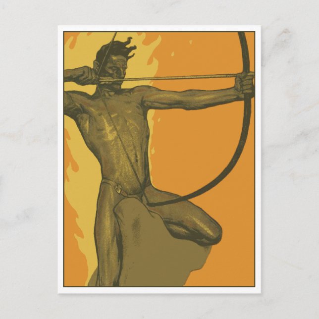 The Ninth Arrow by Fritz Erler Postcard (Front)