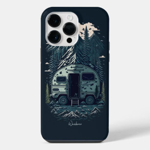 The Nomadic Wanderer's Camping Car Adventure iPhone 14 Pro Max Case