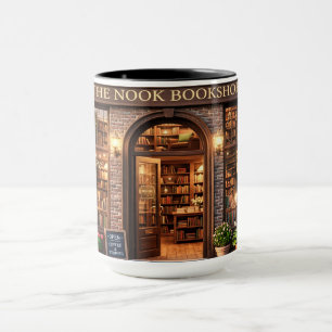 The Nook Book Vintage Bookshop Mug