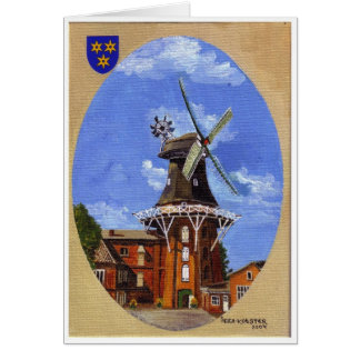 The Norden Mühle painted in acrylic