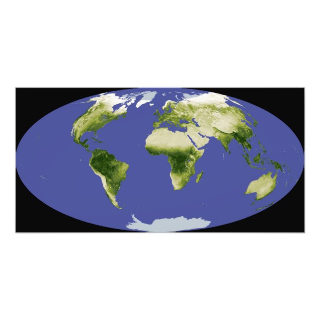 The Normalised Difference Vegetation Index Photo Print (Front)