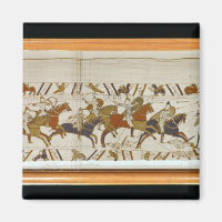 The Norman cavalry attacks the English