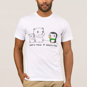 The North and South Pole (Black Lettering) T-Shirt
