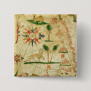 The North Coast of Africa 15 Cm Square Badge