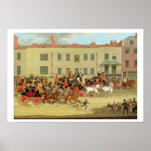 The North Country Mails at the Peacock, Islington, Poster