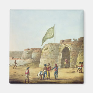 The North Entrance into the Fort of Bangalore, pla Magnet