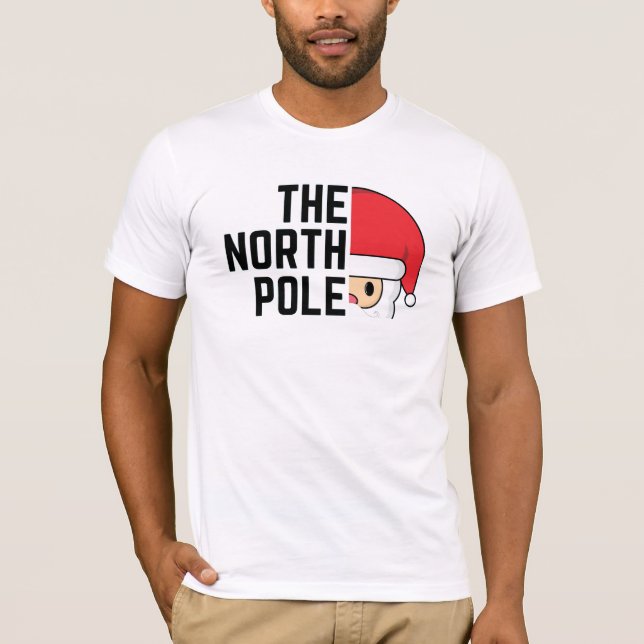 The North Pole Christmas T-Shirt (Front)