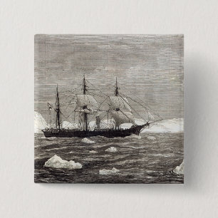 The North Pole Expedition 15 Cm Square Badge