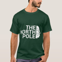 The North Pole White funny Christmas pun design