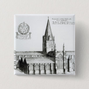 The North Prospect of Conuentuall 15 Cm Square Badge