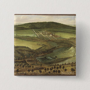 The North Prospect of Hampton Court, c.1699 (oil o 15 Cm Square Badge
