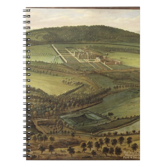 The North Prospect of Hampton Court, c.1699 (oil o Notebook (Front)