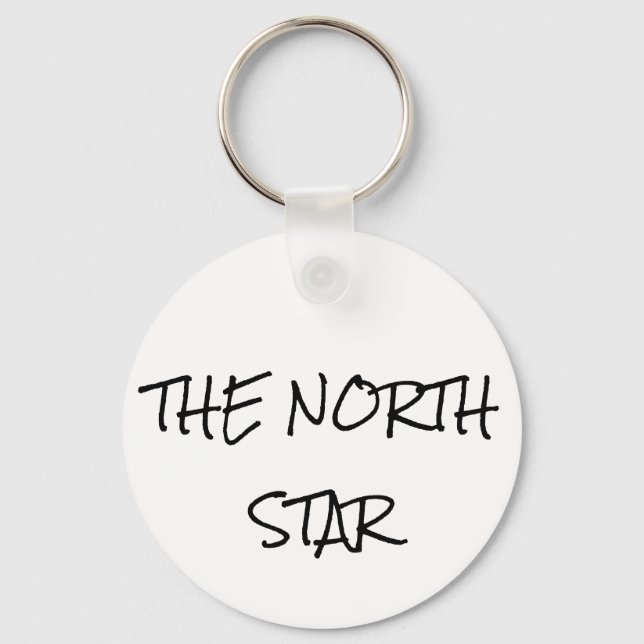 THE NORTH STAR-BUTTON KEYCHAIN (Front)