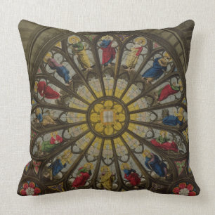 The North Window, plate D from 'Westminster Abbey' Cushion