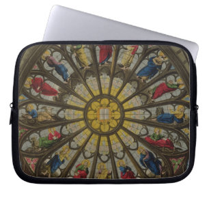 The North Window, plate D from 'Westminster Abbey' Laptop Sleeve