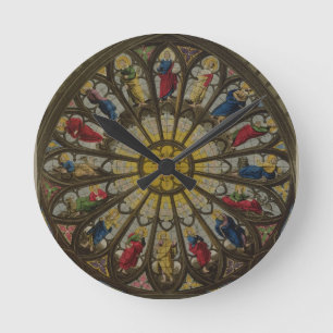 The North Window, plate D from 'Westminster Abbey' Round Clock