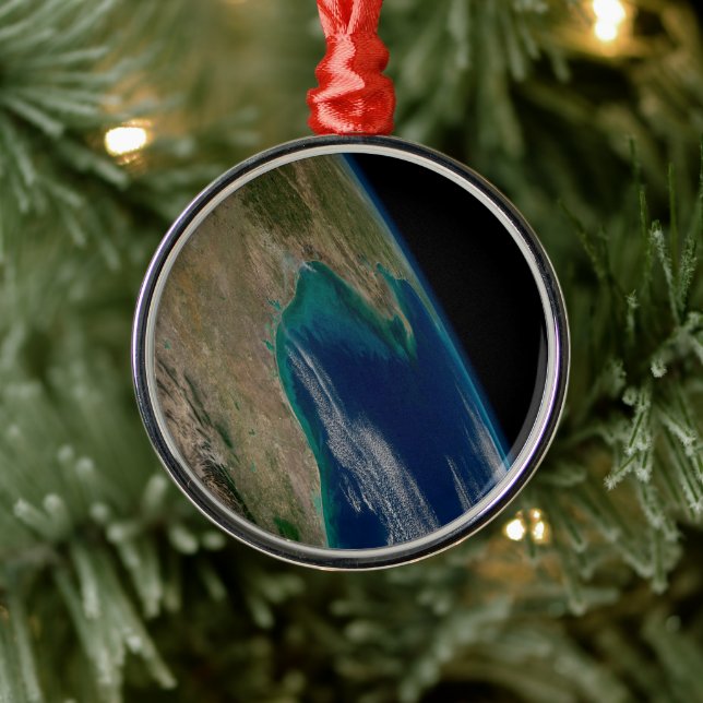 The Northern Gulf Of Mexico. Metal Ornament (Tree)