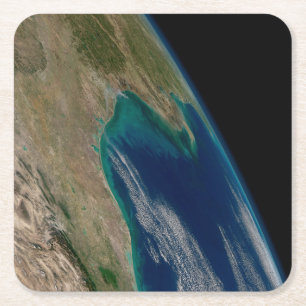 The Northern Gulf Of Mexico. Square Paper Coaster
