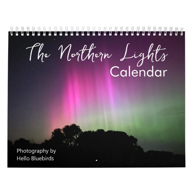 The Northern Lights Calendar by Hello Bluebirds (Cover)