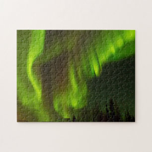 The Northern Lights   Fairbanks, Alaska Jigsaw Puzzle