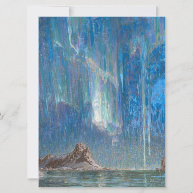 The Northern Lights from North Norway (Aurora) Card (Front)