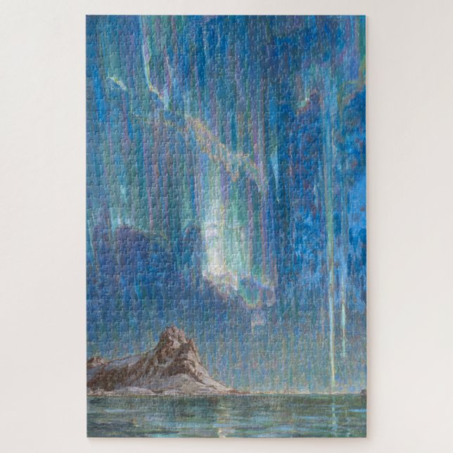 The Northern Lights from North Norway (Aurora) Jigsaw Puzzle (Vertical)