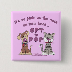The Nose on Their Faces 15 Cm Square Badge