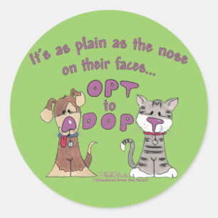 The Nose on Their Faces Classic Round Sticker