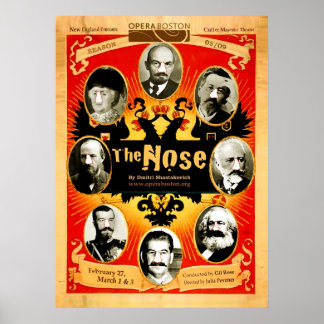 The Nose: Streetposter, 2009 Poster
