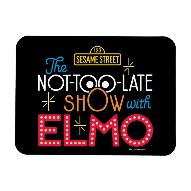 The Not-Too-Late Show with Elmo Magnet (Horizontal)