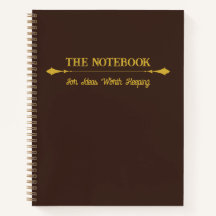 The Notebook | Minimalist Espresso Gold Journal