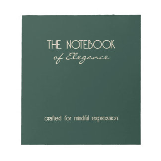 The Notebook of Elegance | Minimalist NotePad
