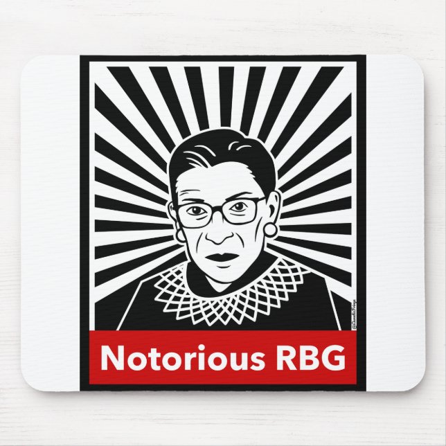 The Notorious RBG Mouse Pad (Front)