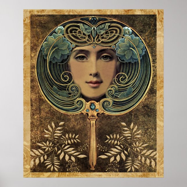 The Nouveau Looking Glass Poster (Front)