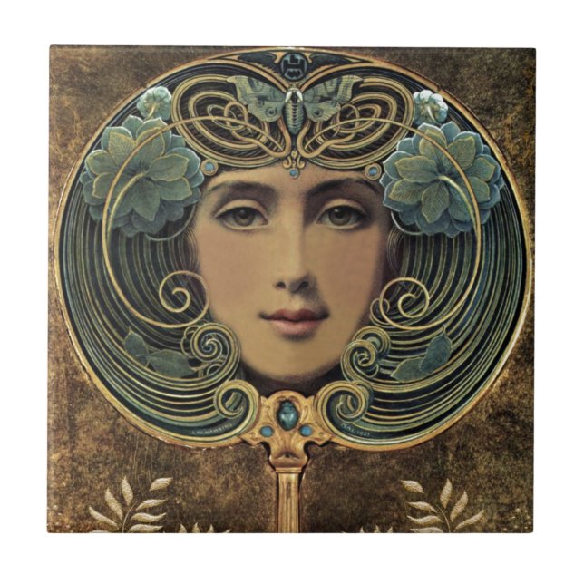 The Nouveau Looking Glass Tile (Front)