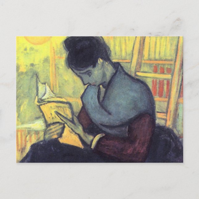 The novel reader by Vincent van Gogh Postcard (Front)