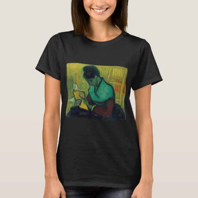 The Novel Reader Vincent Van Gogh T-Shirt (Front)