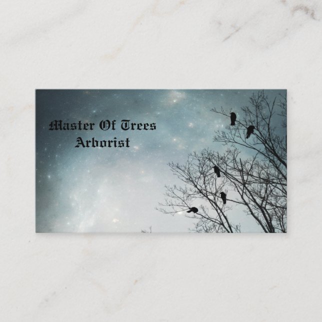 The Nture of Trees Business Card (Front)