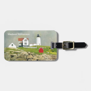 The Nubble Lighthouse as a Luggage / Tag