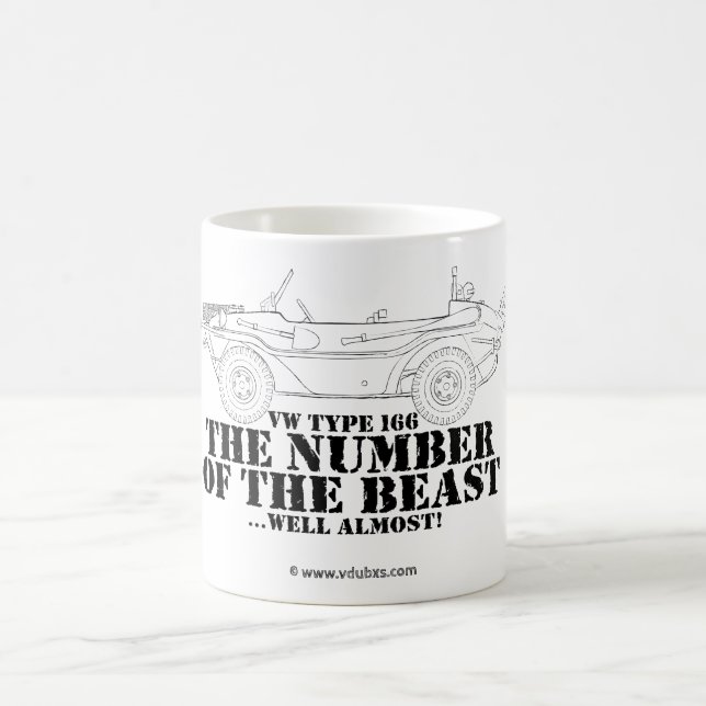 the number of the beast …well almost! coffee mug (Center)